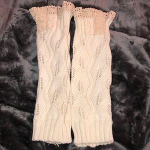Cream Leg Warmers